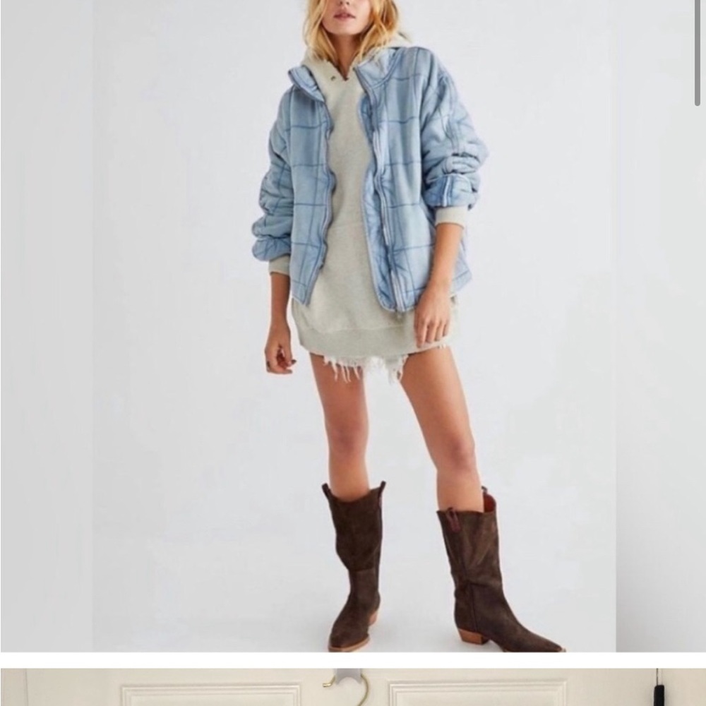 Free People Quilted Dolman Jacket